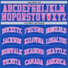 Custom Thunder Blue Pink-White Authentic Basketball Jersey