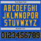 Custom Thunder Blue Black-Gold Authentic Basketball Jersey