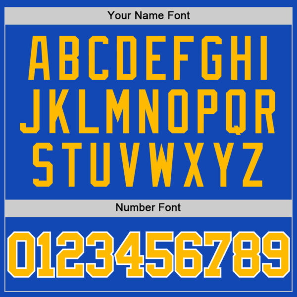 Custom Thunder Blue Gold-White Authentic Basketball Jersey