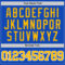 Custom Thunder Blue Gold-White Authentic Basketball Jersey