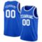 Custom Thunder Blue White-Light Blue Authentic Basketball Jersey