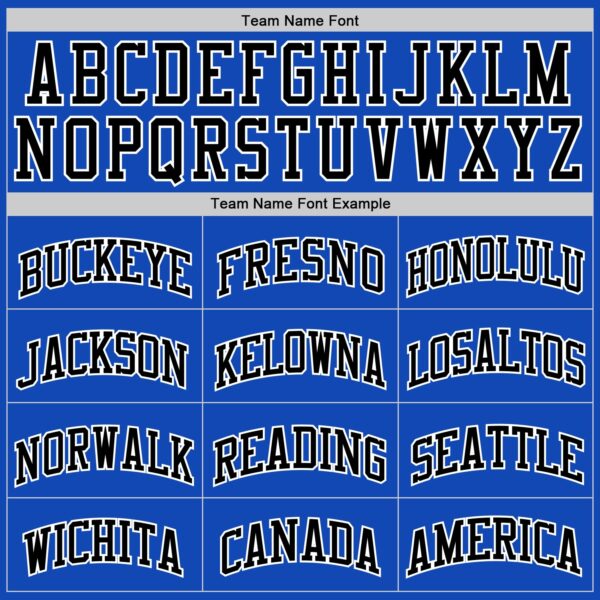 Custom Thunder Blue Black-White Authentic Basketball Jersey