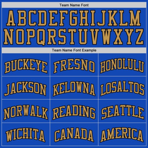 Custom Thunder Blue Black-Old Gold Authentic Basketball Jersey