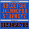 Custom Thunder Blue Black-Orange Authentic Basketball Jersey