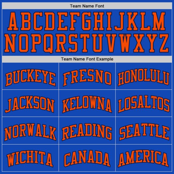 Custom Thunder Blue Navy-Orange Authentic Basketball Jersey