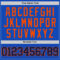 Custom Thunder Blue Navy-Orange Authentic Basketball Jersey