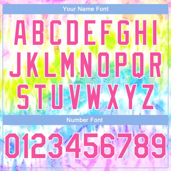 Custom Tie Dye Pink-White 3D Authentic Basketball Jersey