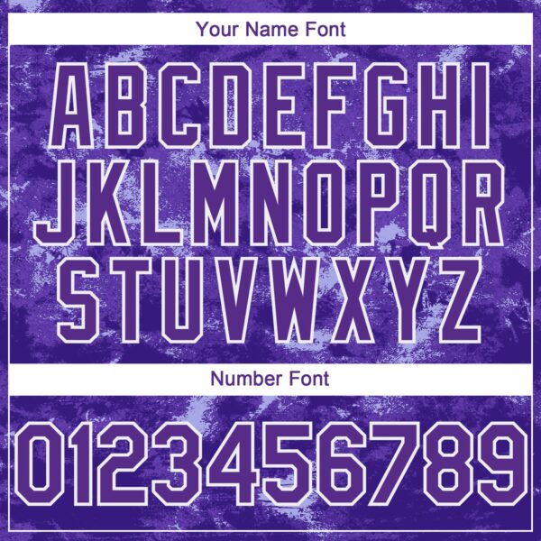 Custom Tie Dye Purple-White Authentic Baseball Jersey