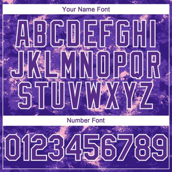 Custom Tie Dye Purple-White Authentic Baseball Jersey