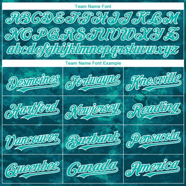 Custom Tie Dye Aqua-White Authentic Baseball Jersey