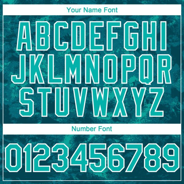 Custom Tie Dye Aqua-White Authentic Baseball Jersey