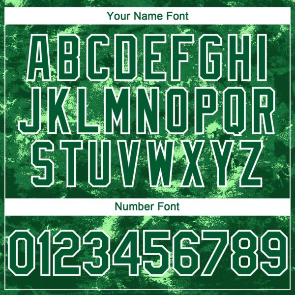 Custom Tie Dye Green-White Authentic Baseball Jersey