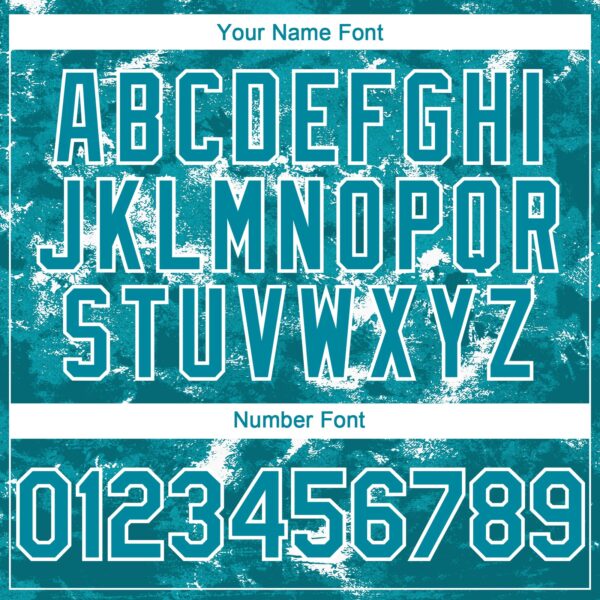 Custom Tie Dye Teal-White Authentic Baseball Jersey