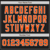 Custom Black Orange-White Authentic Two Tone Baseball Jersey