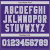 Custom Purple Gray-White Authentic Two Tone Baseball Jersey