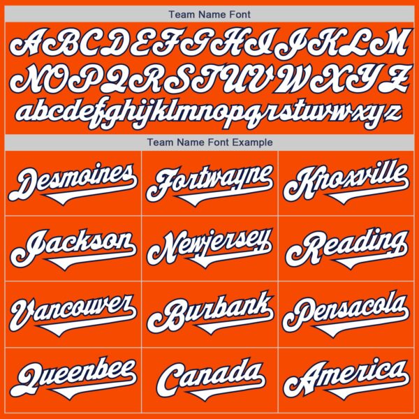 Custom Orange White-Navy Authentic Two Tone Baseball Jersey