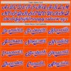Custom Orange Purple-White Authentic Two Tone Baseball Jersey
