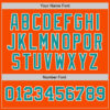 Custom Orange Teal-White Authentic Two Tone Baseball Jersey