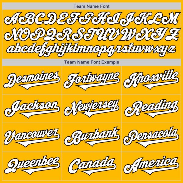 Custom Gold White-Black Authentic Two Tone Baseball Jersey