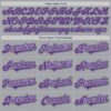 Custom Gray Purple-Black Authentic Two Tone Baseball Jersey
