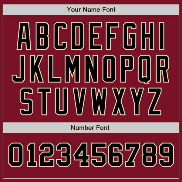 Custom Crimson Black-Cream Authentic Two Tone Baseball Jersey