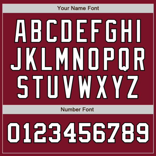 Custom Crimson White-Black Authentic Two Tone Baseball Jersey