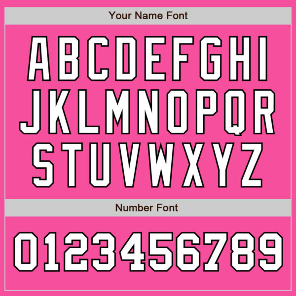 Custom Pink White-Black Authentic Two Tone Baseball Jersey