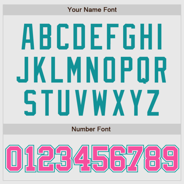 Custom White Pink-Teal Authentic Two Tone Baseball Jersey