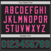 Custom Black Kelly Green-Pink Authentic Two Tone Baseball Jersey