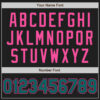 Custom Black Teal-Pink Authentic Two Tone Baseball Jersey