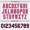 Custom White Black-Pink Authentic Two Tone Baseball Jersey