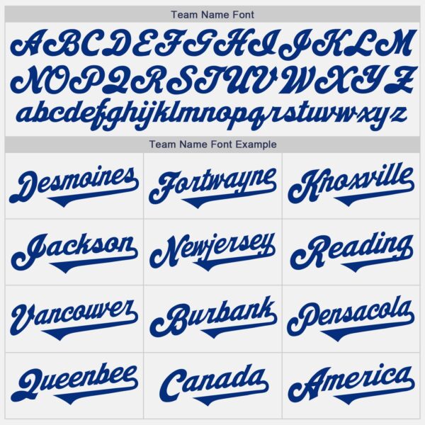 Custom White Royal Authentic Two Tone Baseball Jersey