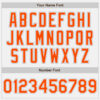 Custom White Orange-Gray Authentic Two Tone Baseball Jersey