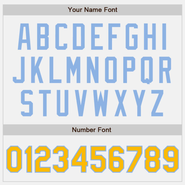 Custom White Gold-Light Blue Authentic Two Tone Baseball Jersey