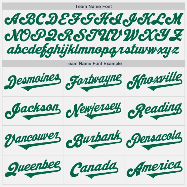 Custom White Kelly Green Authentic Two Tone Baseball Jersey