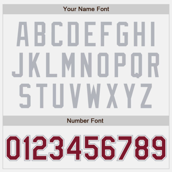 Custom White Crimson-Gray Authentic Two Tone Baseball Jersey