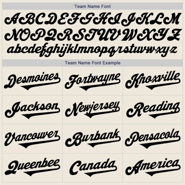 Custom Cream Black Authentic Two Tone Baseball Jersey