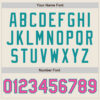Custom Cream Pink-Teal Authentic Two Tone Baseball Jersey