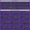 Custom Purple Black-Gray Authentic Two Tone Baseball Jersey