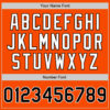 Custom Orange Black-White Authentic Two Tone Baseball Jersey