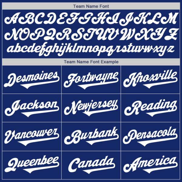 Custom Royal White Authentic Two Tone Baseball Jersey