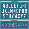 Custom Teal Purple-White Authentic Two Tone Baseball Jersey