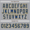 Custom Gray Royal-Gold Authentic Two Tone Baseball Jersey