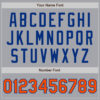 Custom Gray Orange-Royal Authentic Two Tone Baseball Jersey