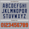 Custom Gray Orange-Navy Authentic Two Tone Baseball Jersey
