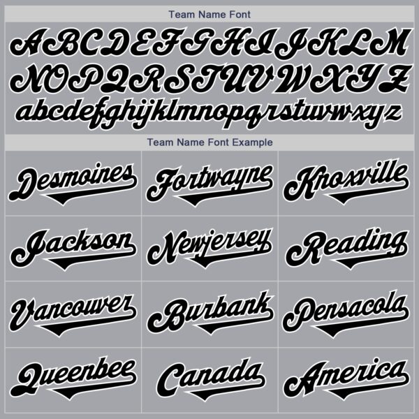 Custom Gray Black-White Authentic Two Tone Baseball Jersey