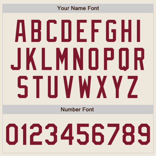 Custom Cream Crimson Pinstripe Crimson Authentic Two Tone Baseball Jersey