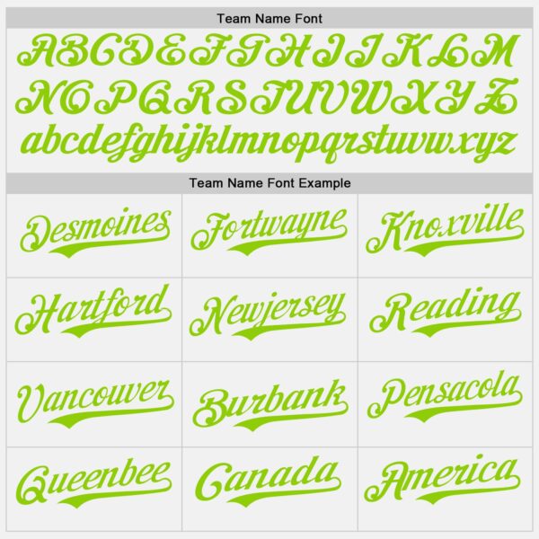 Custom White Neon Green Pinstripe Neon Green Authentic Two Tone Baseball Jersey