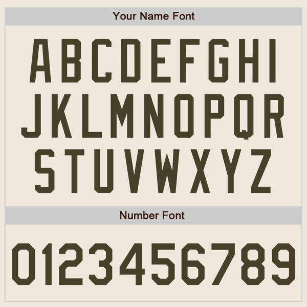 Custom Cream Olive Pinstripe Olive Authentic Two Tone Baseball Jersey