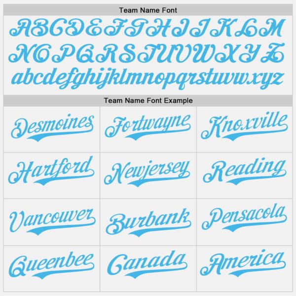 Custom White Sky Blue Pinstripe Sky Blue Authentic Two Tone Baseball Jersey